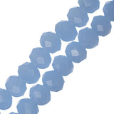 Crystal Lane Rondelle 4x6mm Opaque Light Periwinkle 78/Strand