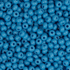 11/0 Czech Seed Beads #34905B Opaque Turquoise Blue 250g