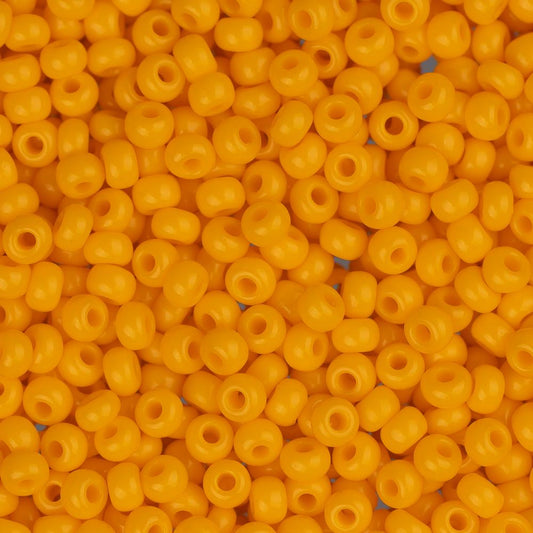 11/0 Czech Seed Beads #34918B Opaque Light Orange 250g