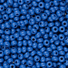 11/0 Czech Seed Beads #34920B Opaque Medium Blue 250g