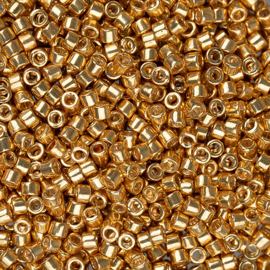 11/0 Delica Bead #0410 Galvanized Yellow Gold 50g Bag