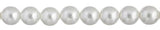 Czech Glass Pearls 4mm White 45/Strand