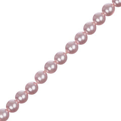 Czech Glass Pearls 6mm Baby Pink 30/Strand