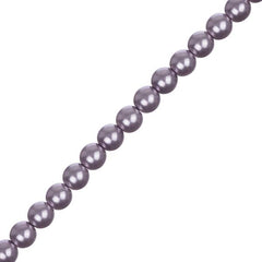 Czech Glass Pearls 6mm Purple 30/Strand