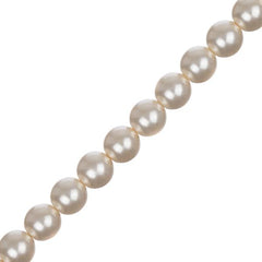 Czech Glass Pearls 8mm Cream 22/Strand