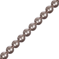 Czech Glass Pearls 8mm Rose Gold 22/Strand