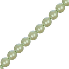 Czech Glass Pearls 8mm Iridescent Light Pea 23/Strand