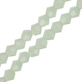 Crystal Lane Bicone 4mm Opaque Light Green 96/Strand