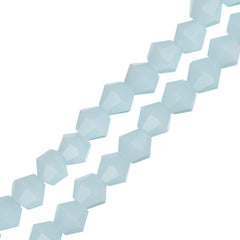 Crystal Lane Bicone 4mm Opaque Light Blue 96/Strand