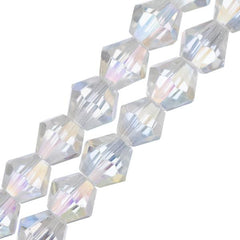 Crystal Lane Bicone 6mm Transparent Crystal AB 64/Strand