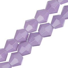 Crystal Lane Bicone 6mm Opaque Light Purple 64/Strand