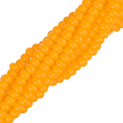 11/0 Czech Seed Beads #34918 Opaque Light Orange 12 Strand Hank