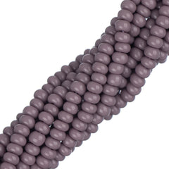 11/0 Czech Seed Beads #34924 Opaque Mauve 6 Strand Hank