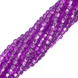 11/0 Czech Seed Beads #35000 Silver Lined Pink (Mauve) 6 Strand Hank