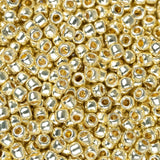 11/0 Toho Seed Beads #PF559 PermaFinish Galvanized Yellow Gold 8-9g Vial