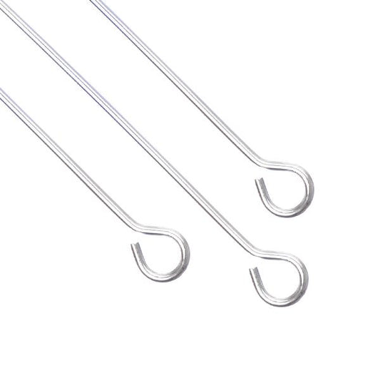 1" (24g) Sterling Silver Eye Pins 5/pk