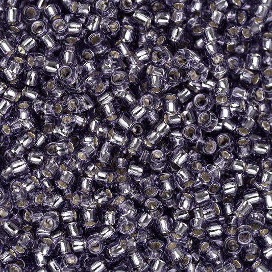 15/0 Toho Seed Beads #39 Silver Lined Tanzanite 8-9g Vial