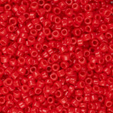 15/0 Toho Seed Beads #45A Opaque Cherry 8-9g Vial