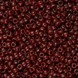 15/0 Toho Seed Beads #46 Opaque Oxblood 8-9g Vial