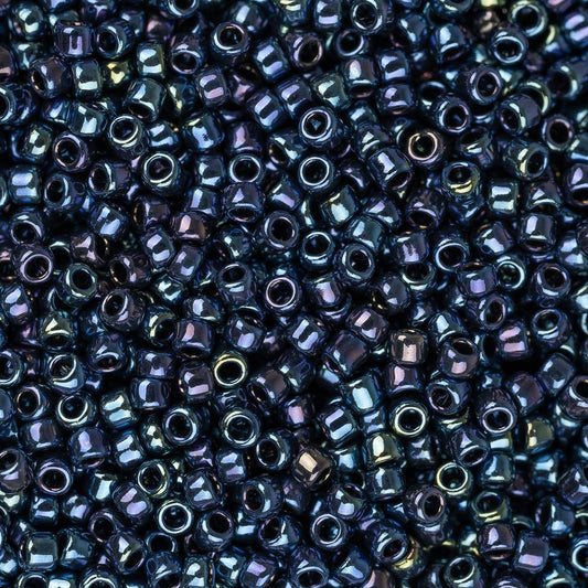 15/0 Toho Seed Beads #88 Metallic Cosmos 8-9g Vial