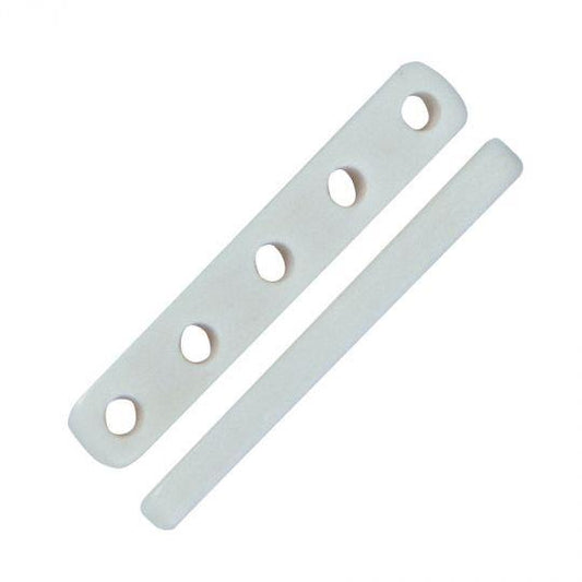 Spacer Bar 5 Hole Bone, Ivory 10/pk