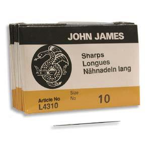 John James Sharps #10 Needles 25/pk