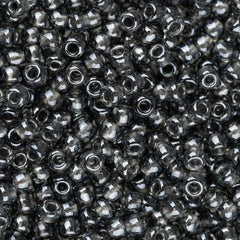 11/0 Toho Seed Beads #282 Gunmetal Lined Grey 8-9g Vial