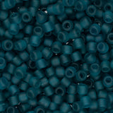 11/0 Toho Seed Beads #7BDF Transparent Frosted Teal 8-9g Vial