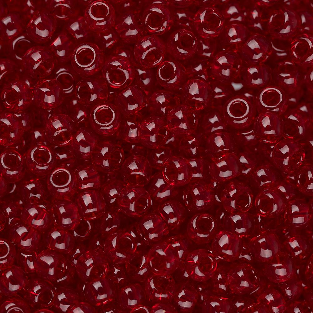 11/0 Toho Seed Beads #5D Transparent Garnet 8-9g Vial