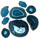 Agate Slab 2.6-3.2" Teal - Each