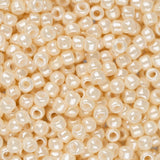 11/0 Toho Seed Beads #123 Opaque Lustered Light Beige 250g Bag