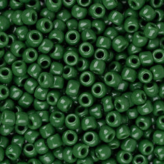 11/0 Toho Seed Beads #47H Opaque Pine Green 250g Bag