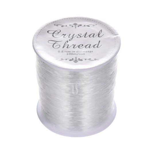 0.8mm Clear Elastic Cord 100m