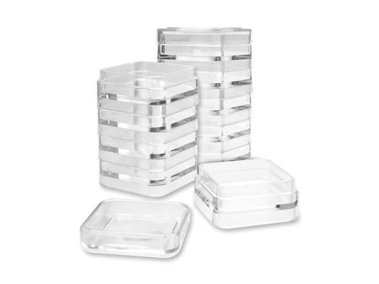 1 1/4" Mini Plastic Containers 10/pk