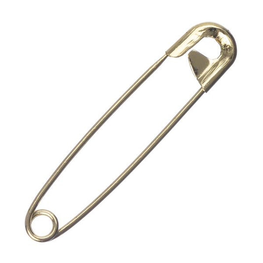 Safety Pins Gold 55mm 50/pk