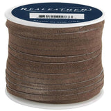 1/8" Suede Lace Dark Brown 25yd