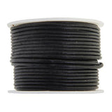 1.5mm Black Leather Cord 25m