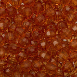 *Faceted Beads 6mm Plastic 1000/pk - Root Beer