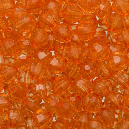 *Faceted Beads 6mm Plastic 1000/pk - Hyacinth