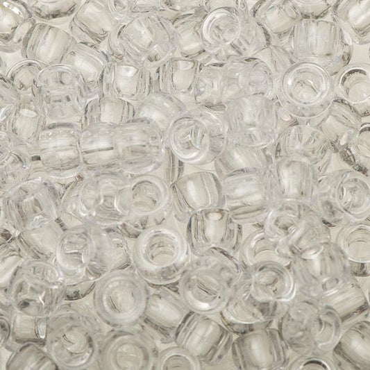 Pony Beads 100/pk - Crystal