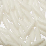 Plastic Spaghetti Beads 1000/pk - White