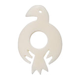 Dew Eagle Hand Carved Bone Pendant 1/pk