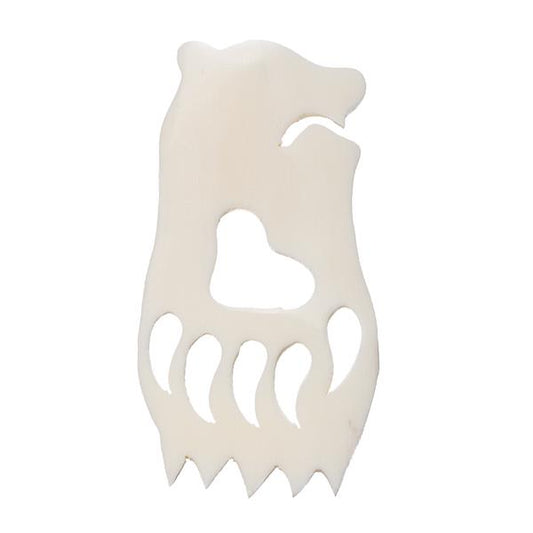 Bearhead / Paw Hand Carved Bone Pendant 1/pk