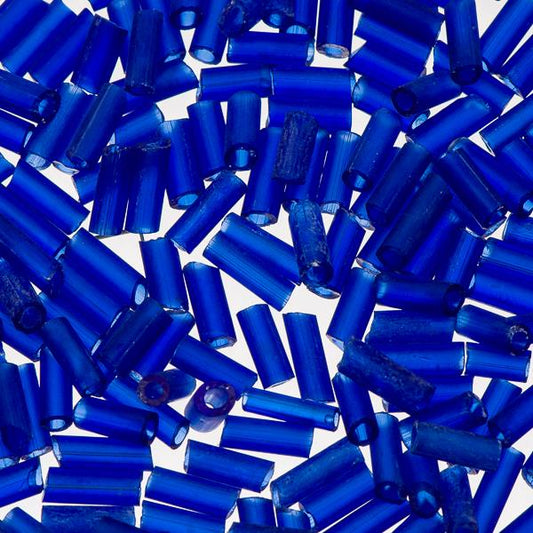 Matte Royal Blue Wampum Beads 22g