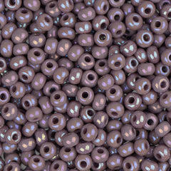 10/0 Czech Seed Beads #050 Opaque Mauve AB 22g