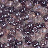 6/0 Czech Seed Beads #062 Tr Luster Lilac Mix 22g