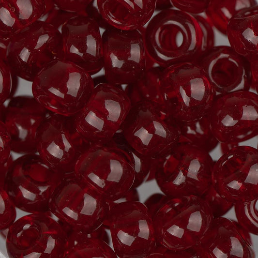 2/0 Czech Seed Beads #041 Transparent Garnet 22g