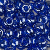 2/0 Czech Seed Beads #046 Tr Luster Royal Blue 22g