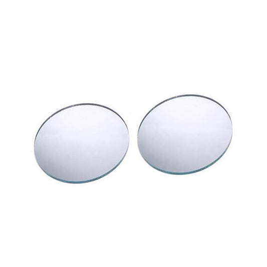 3" Round Glass Mirrors 2/pk