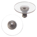 Stainless Steel Earring Clutch with Comfort Disc 100/pk